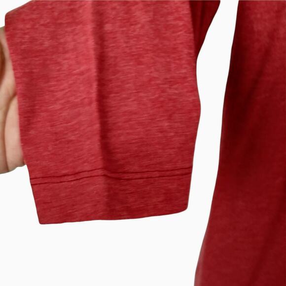 NIKE Mens Slim Fit L Maroon Red Collegiate Graphic Shirt Long Sleeve "BAMA"‎ - Picture 4 of 5